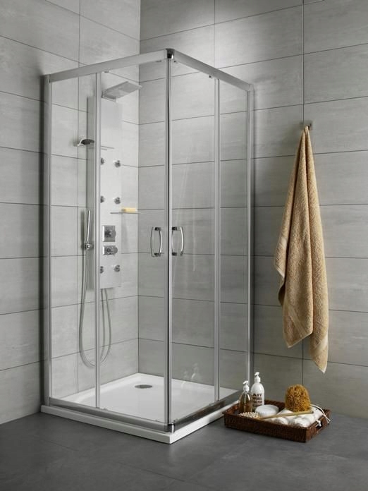 Sprchový kút, kabína - Štvorcová kabína 80x80 Premium plus c/d RADAWAY
