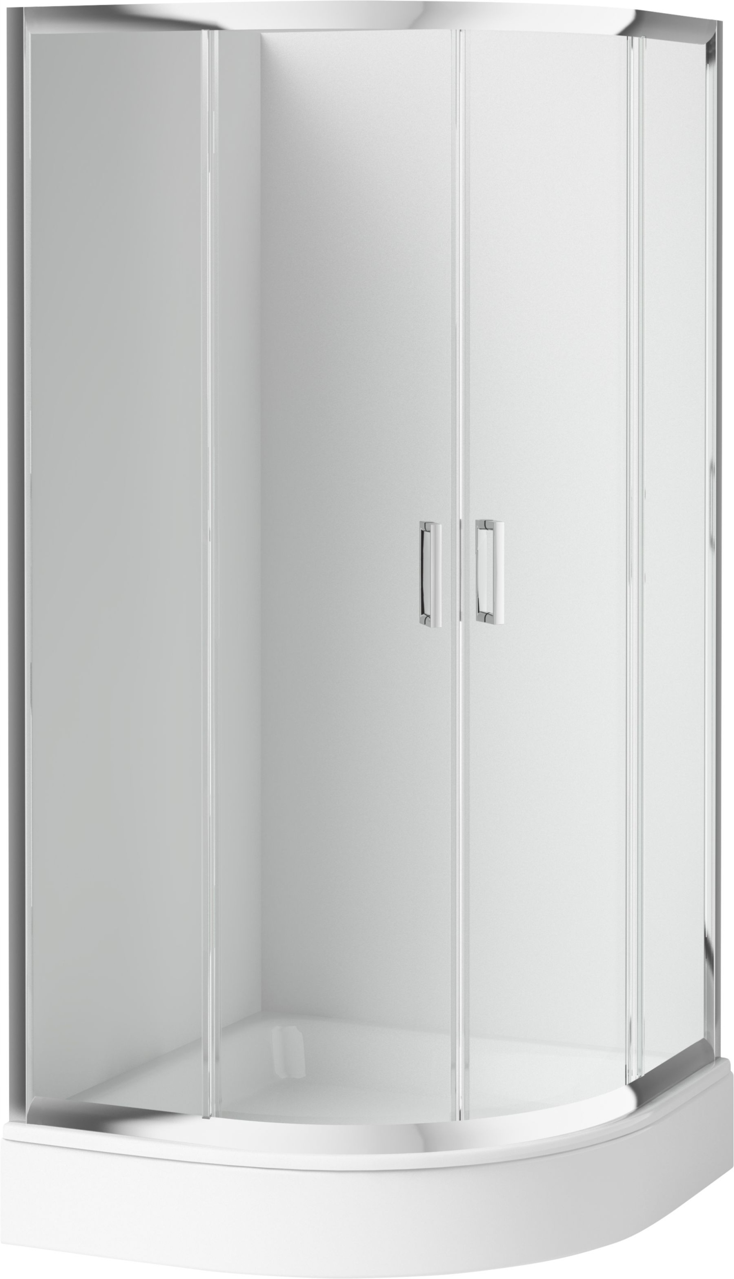 Sprchový kút, kabína - Polovica kabíny 90 cm Deante Funki Transparent