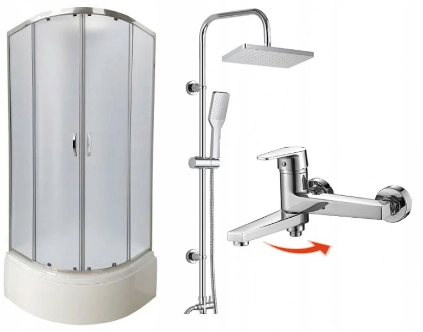Sprchovací kút 90 Boxes + Battery Folding Bath
