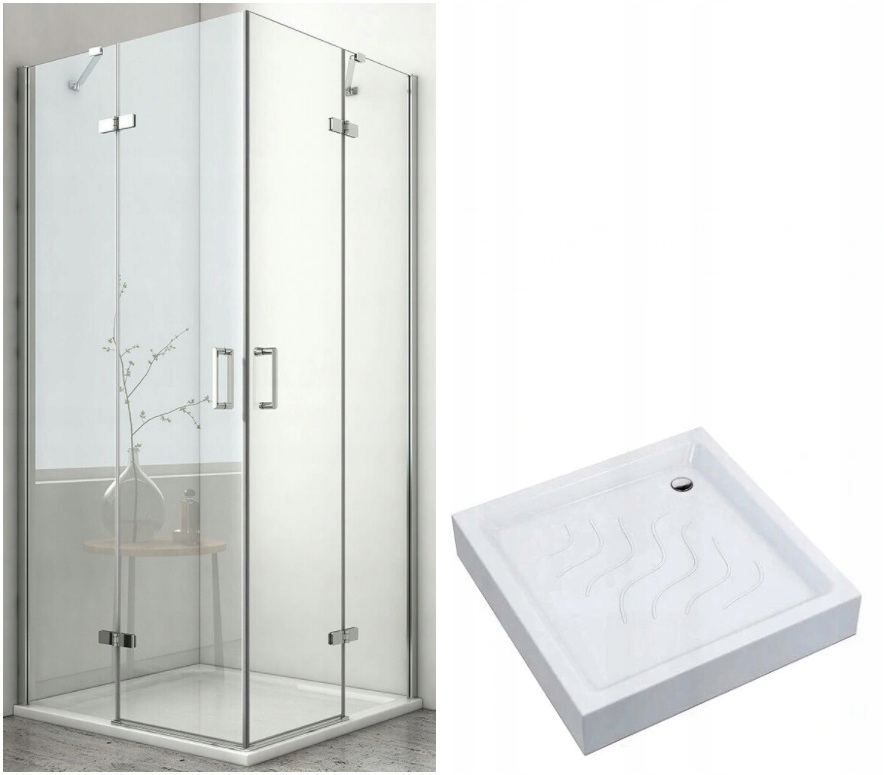Sprchový kút 90x90 + 5/16 cm hlboko ponorné