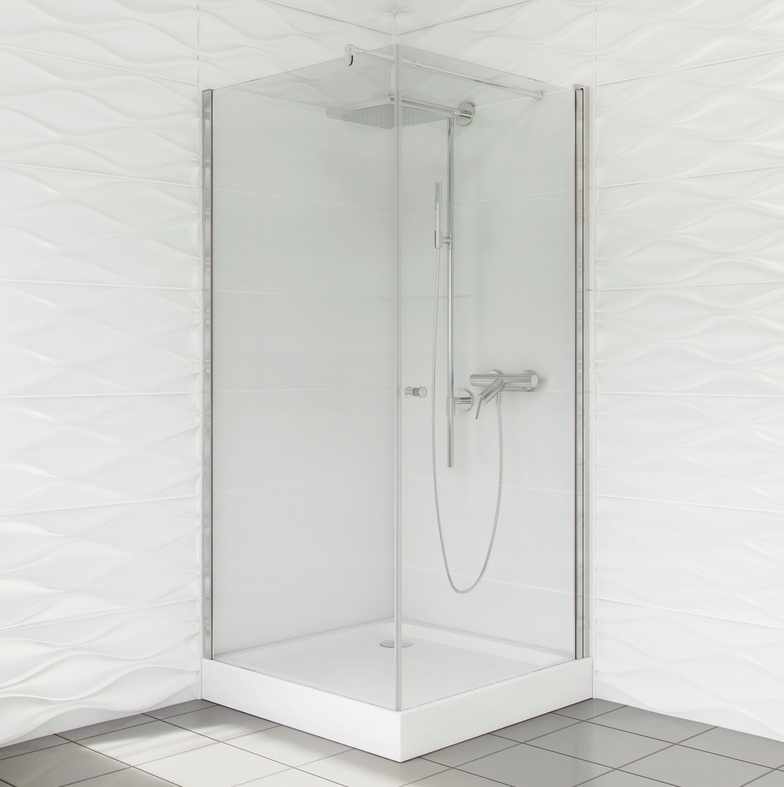 Sprchový kút, kabína - Duso 90 x 90 cm sprchová skrinka