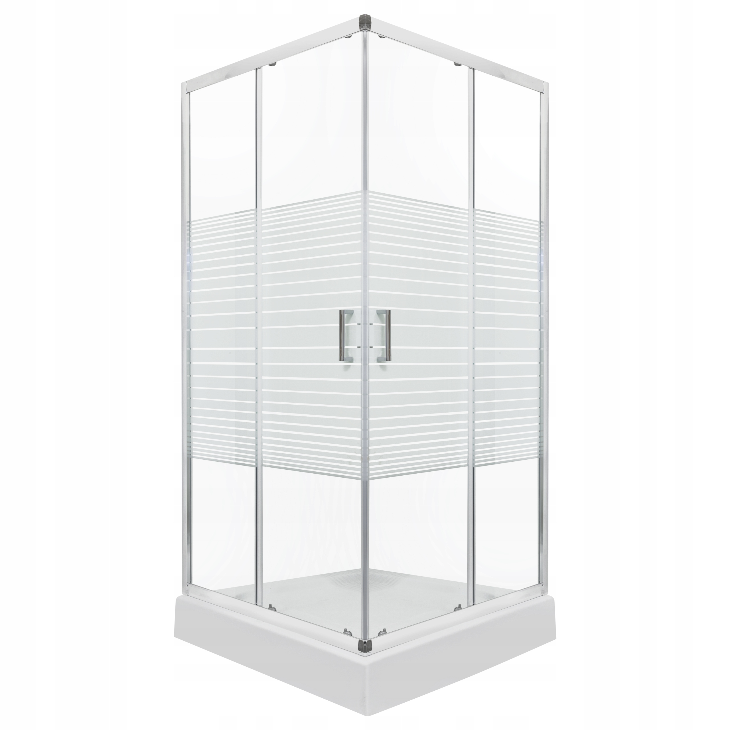 Sprchový kút, kabína - Kerra 91 cm x 91 cm sprchová skrinka