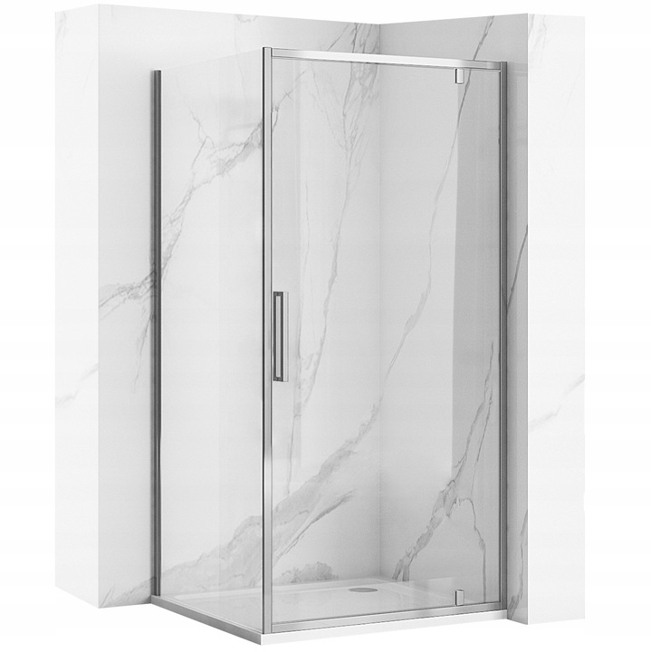 Sprchový kút, kabína - Swing Shower Caupader 100x100 rohový chróm