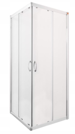 Sprchový kút, kabína - Štvorcová sprchová skrinka 90x90x170 Cleanglass