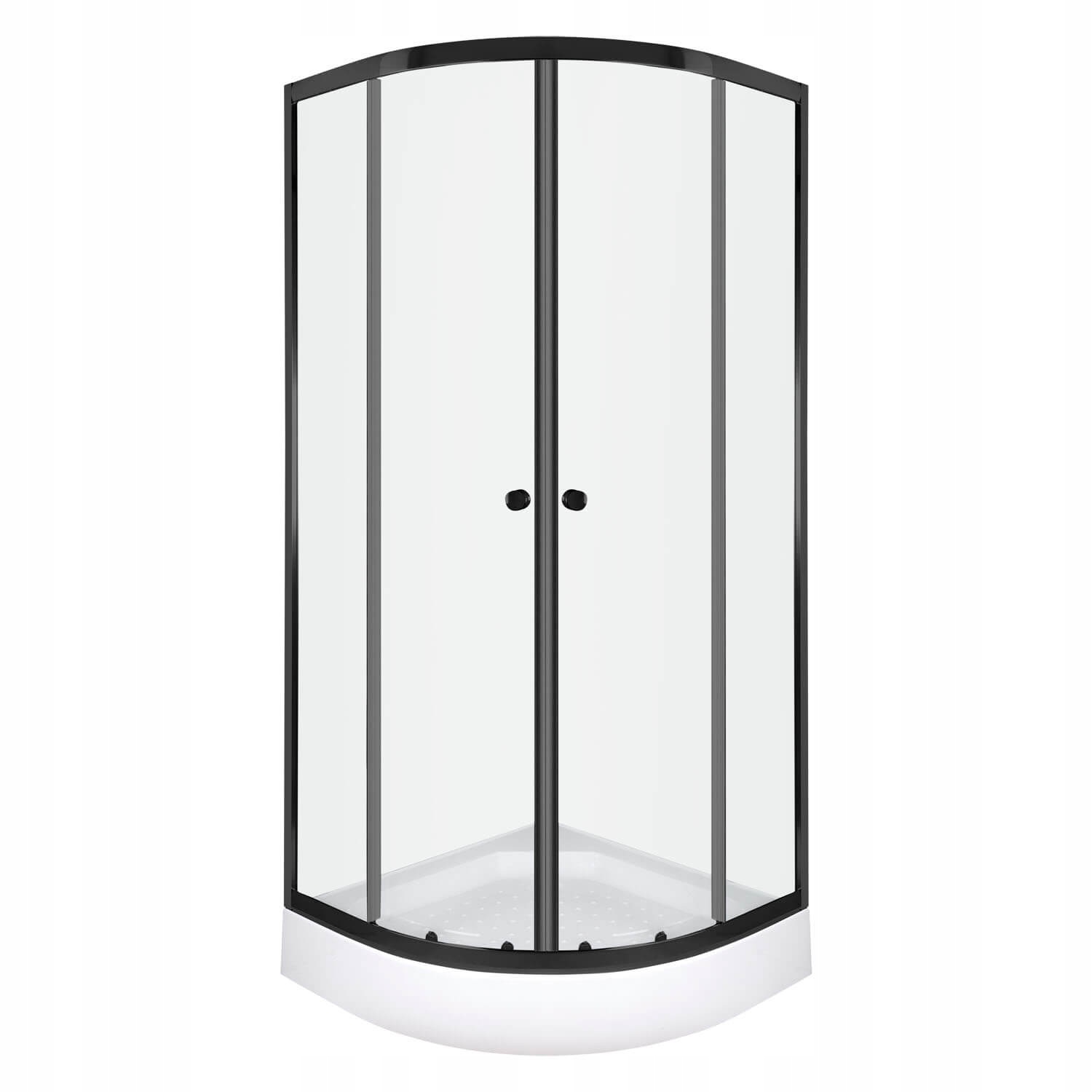 Sprchový kút, kabína - BESCO Modern Shower Cabina Low 80x80x165