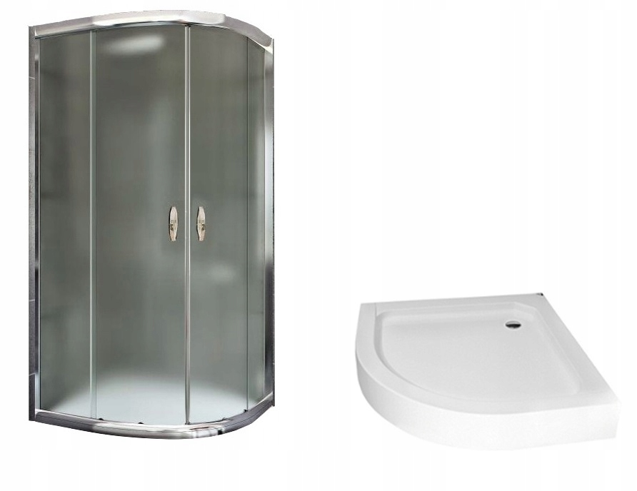 Sprchový kút, kabína - Sprchová skrinka s čistiacim prostriedkom 70x190