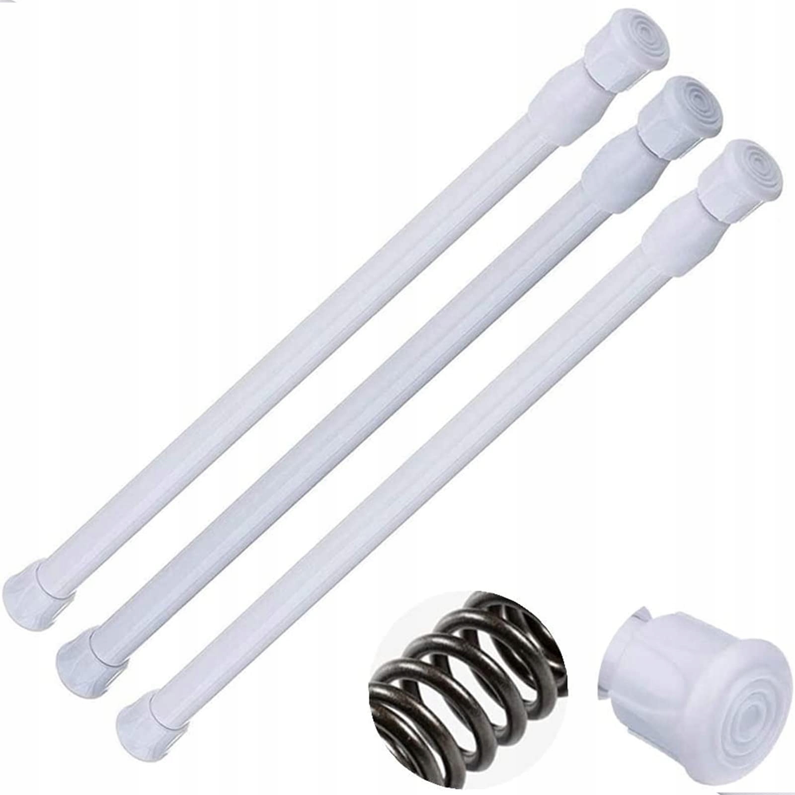 Sprchová tyč - Teleskopická stupnica závesu 40-70 cm