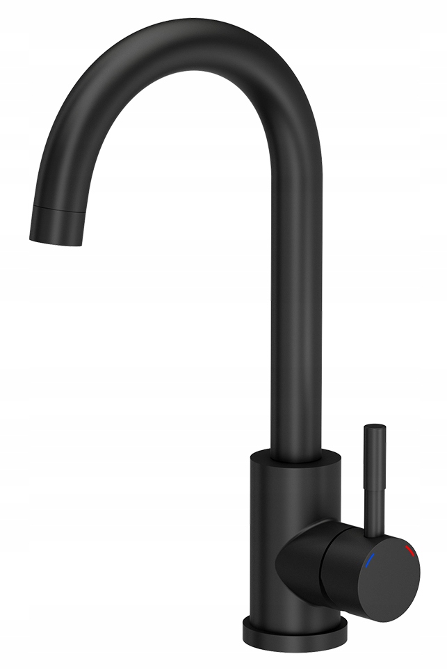 Kuchynské batérie - Klasická kuchynská batéria 32 cm Gangy: Čierna podložka