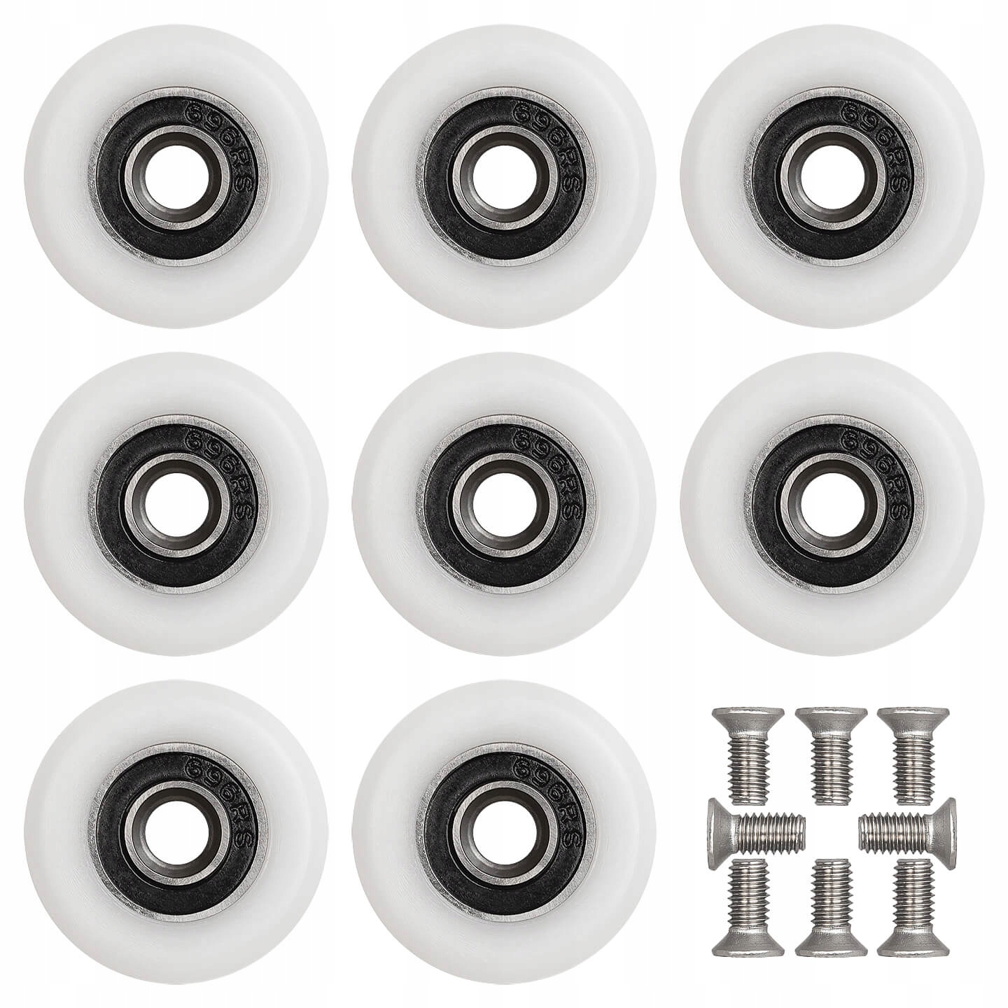 Valcové kolesá pre sprchu 25 mm ložiskové vozíky