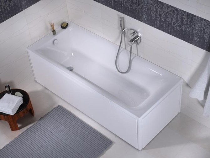 Vaňa - Circle Bath záznam s nohou umenia. Sifón, batérie