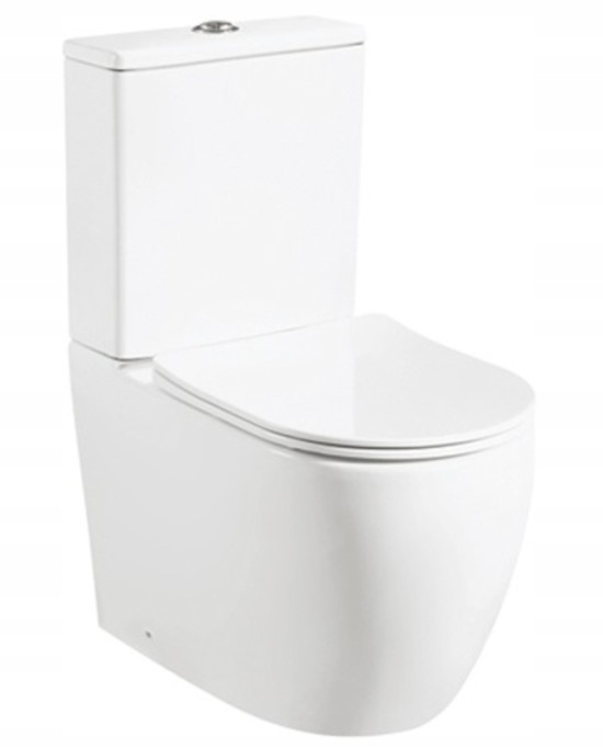 WC kombi - Kompaktný odtok na úrovni toaletného nautilius
