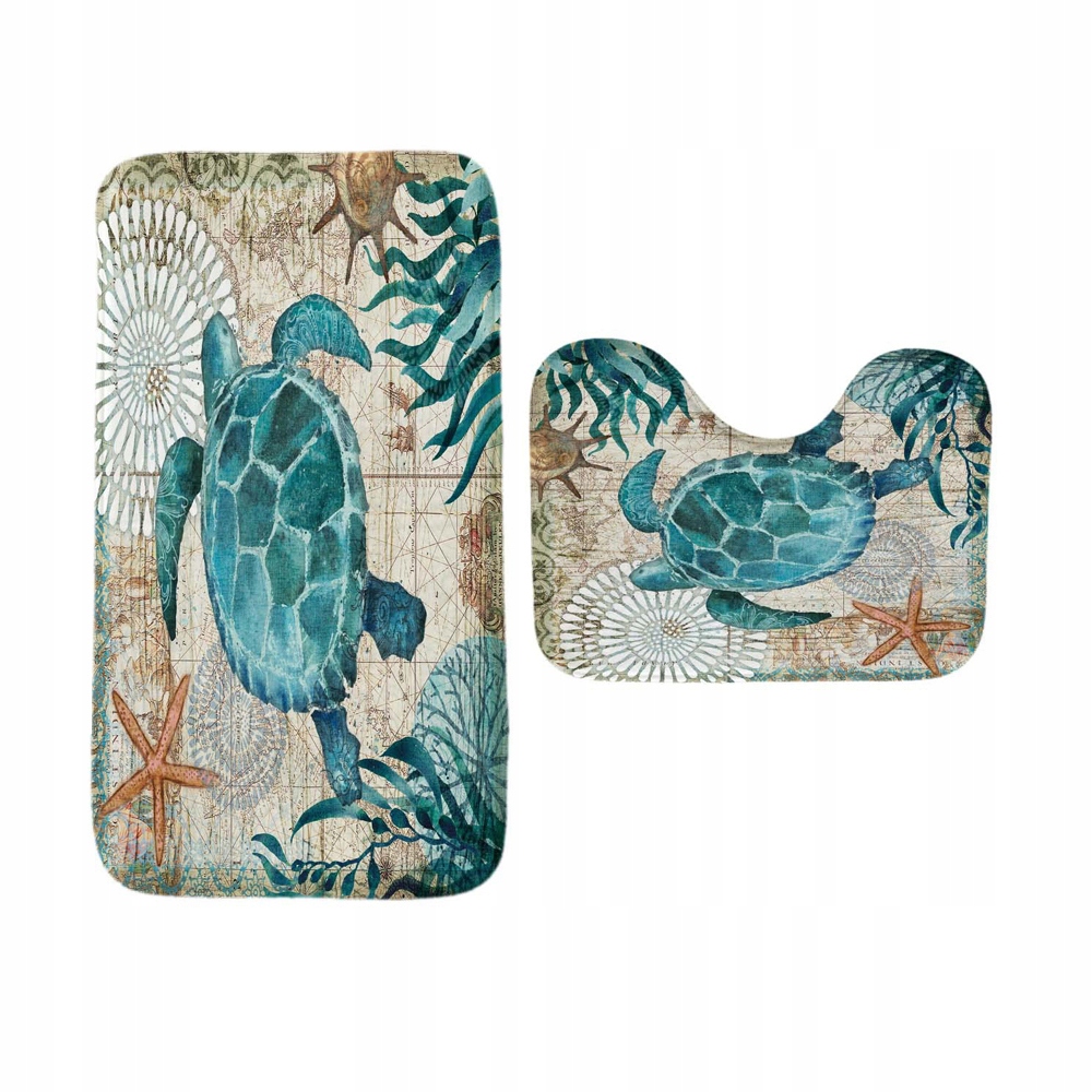 Kúpelňová predložka - Kúpeľňový koberec 2 PCS Soft Mat 45x75