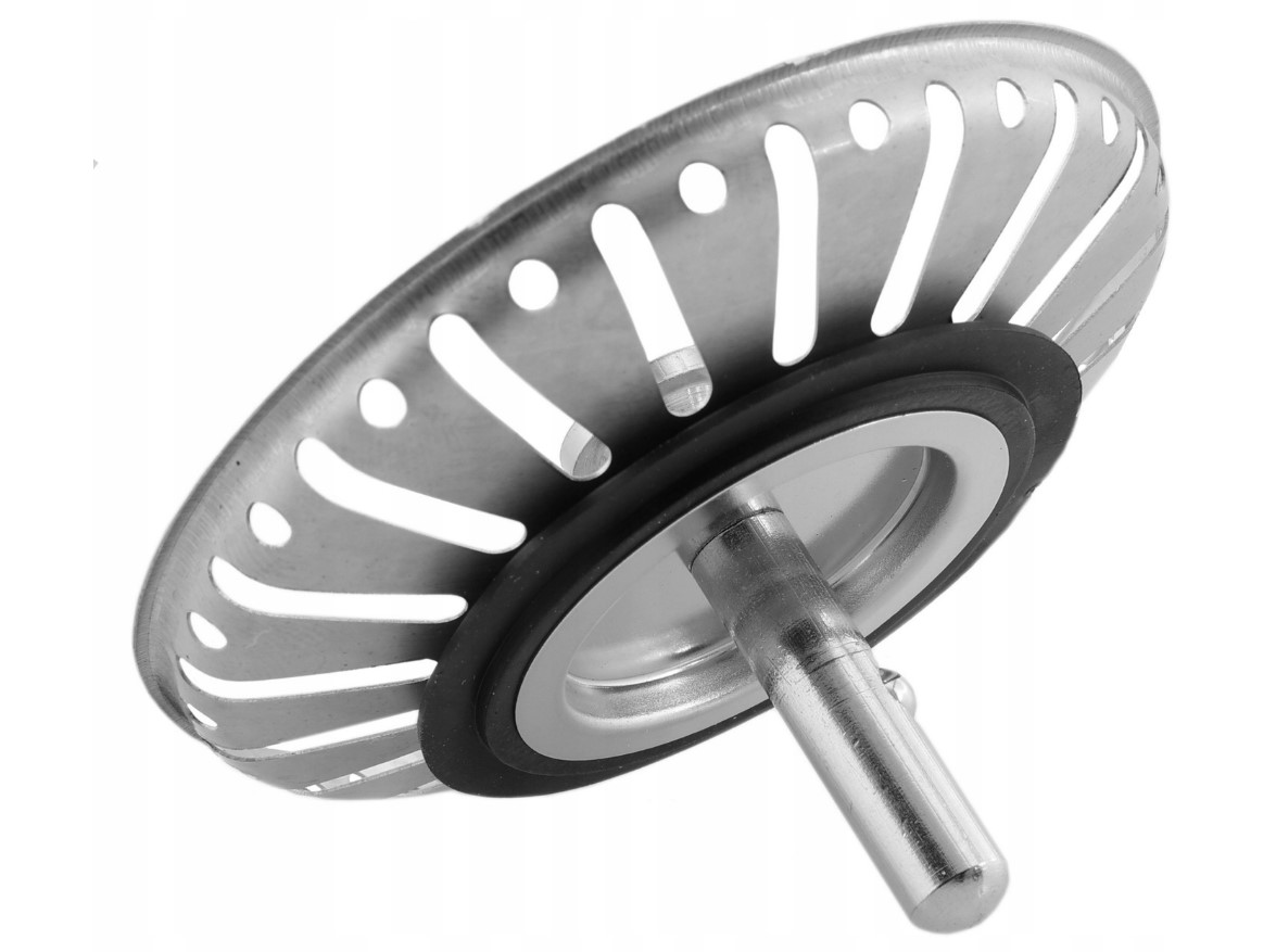 Kuchynský drez - Sifónová zástrčka veľké sitko 84 mm nízko