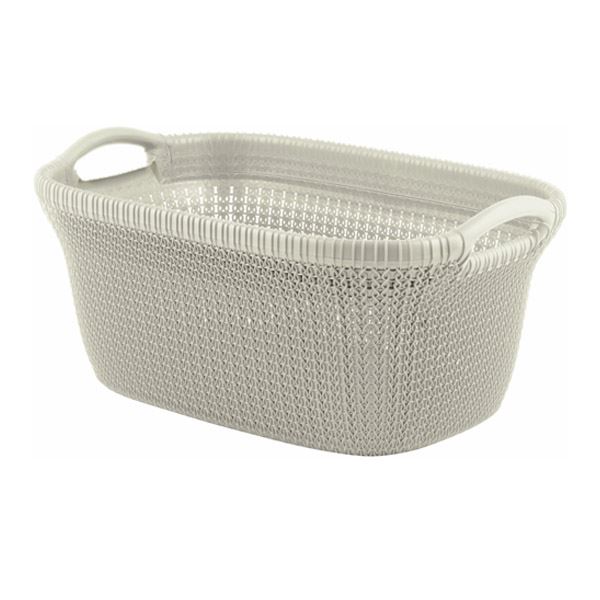 Kôš na bielizeň - Kôš pre Magli 40L Knit Cream curver