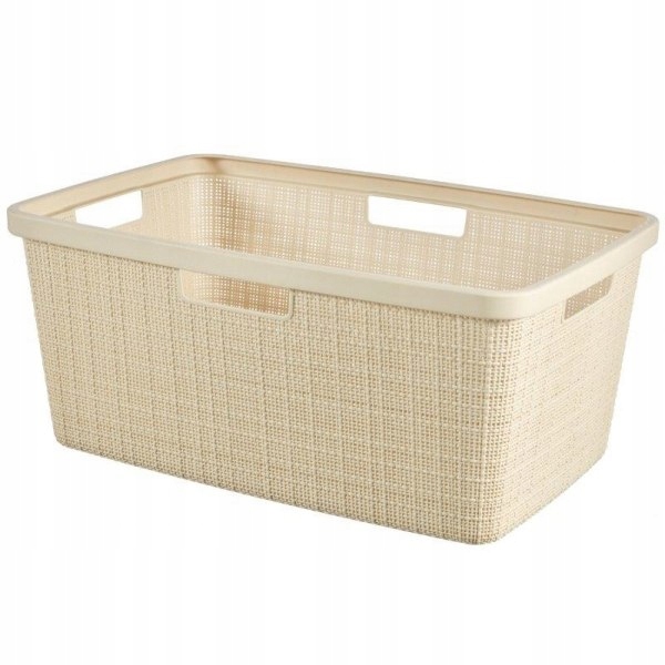 Kôš na bielizeň -  Magla Jute 46L Článok 8091, krém