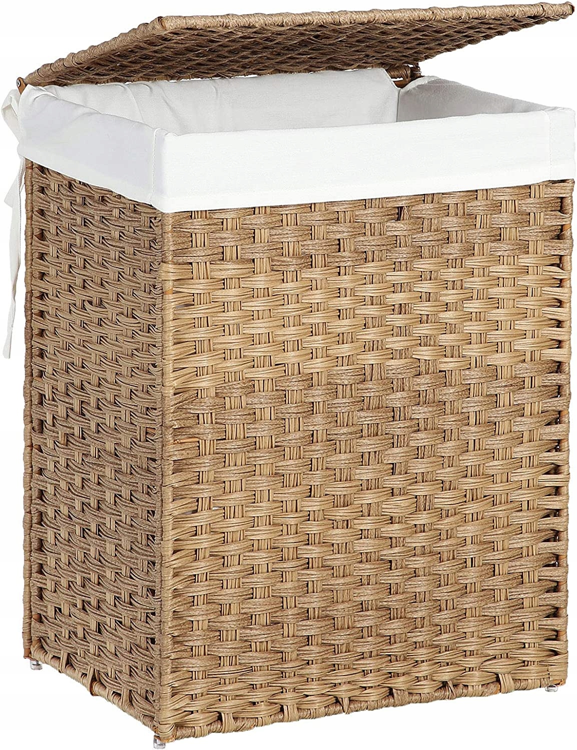 Kôš na bielizeň - Rattan 90L 60x46 Syntetický košík na bielizeň