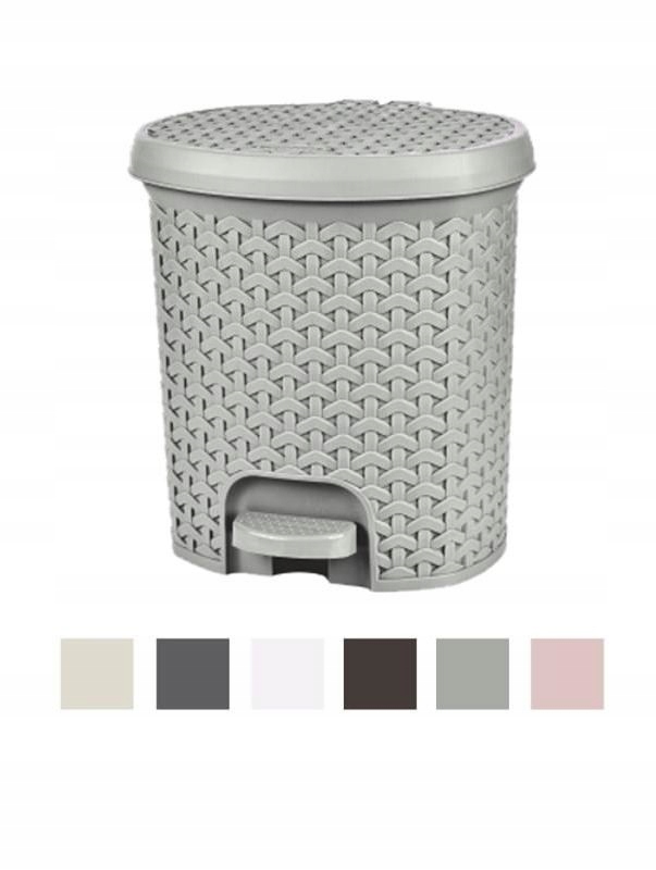 Odpadkový kôš do kúpelne - Rattan 21 L odpadky s pedálom