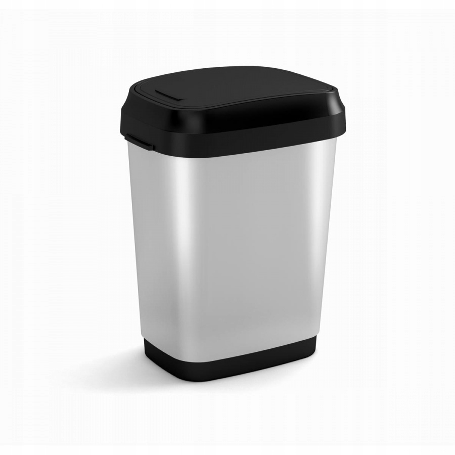 Odpadkový kôš do kúpelne -  Kovový kôš na odpadky, 35 L vrecká sa hodí