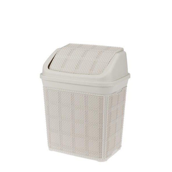 Odpadkový kôš do kúpelne - Merida Como / One Open Hanging Bast Black 40 L