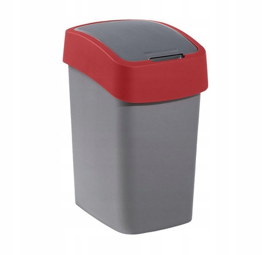 Odpadkový kôš do kúpelne -  Košík na odpadky IPS veko strieborný pedál 30 l