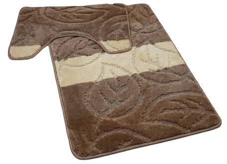 Kúpelňová predložka - Net -slip 3d béžová