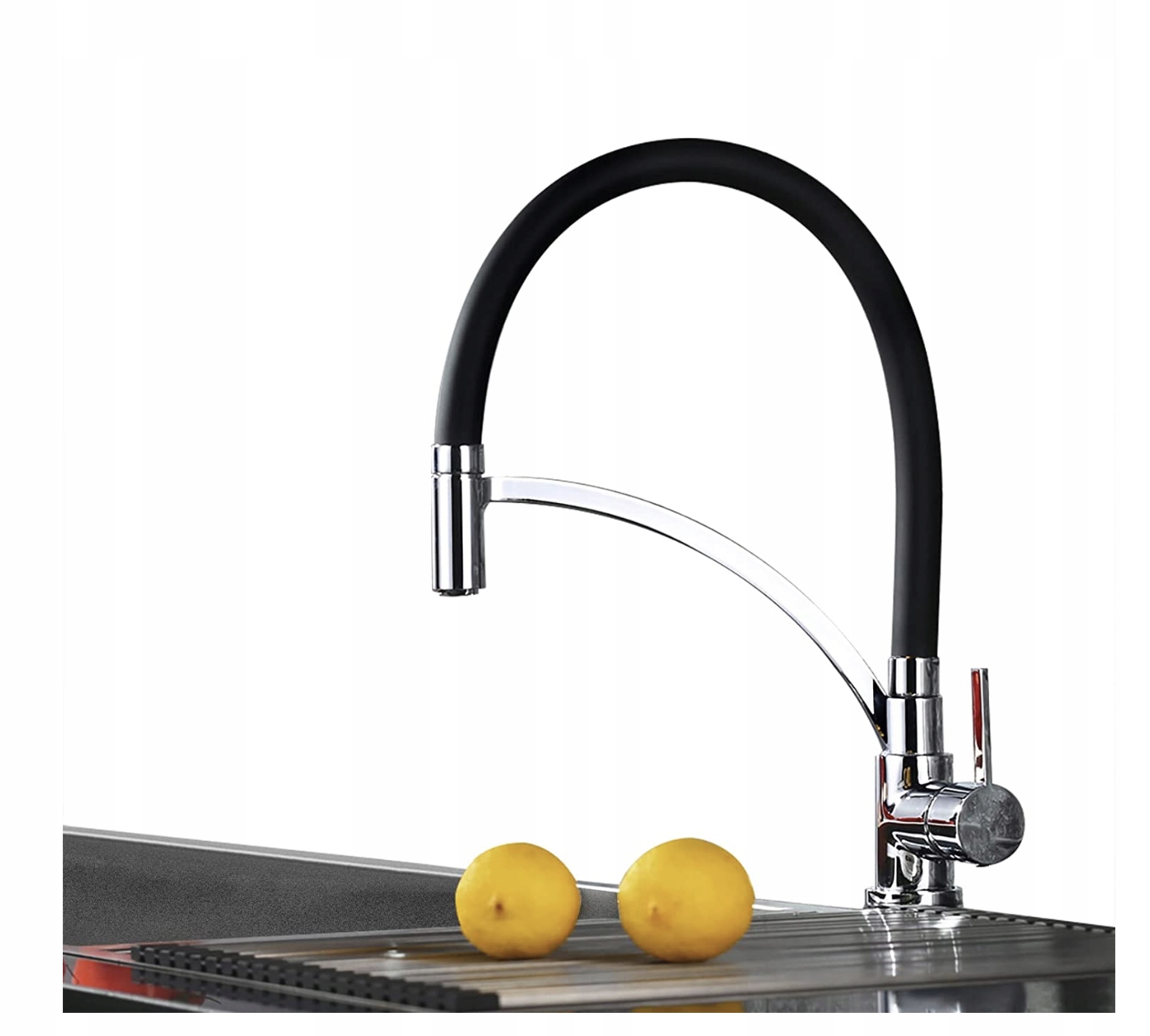 Kuchynské batérie - Homelody Kitchen Tap, otočené 360 °, čierna