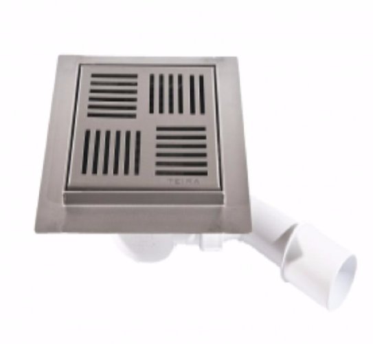 Sprchový žľab odtok - Sprchová mriežka Linea Outflow 200x200 Gloss 695