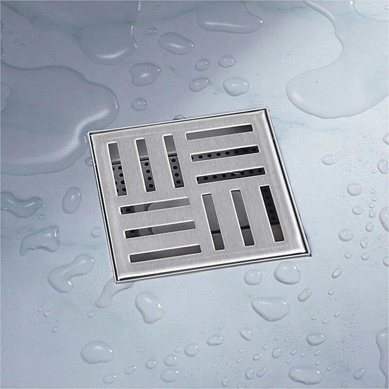 Sprchový žľab - Square 15x15cm Outflow Sprcha Siphon