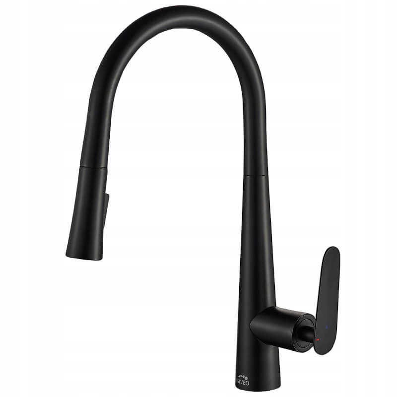 Kuchynské batérie - Laveo Nalda Black Bay769d Sink Batéria