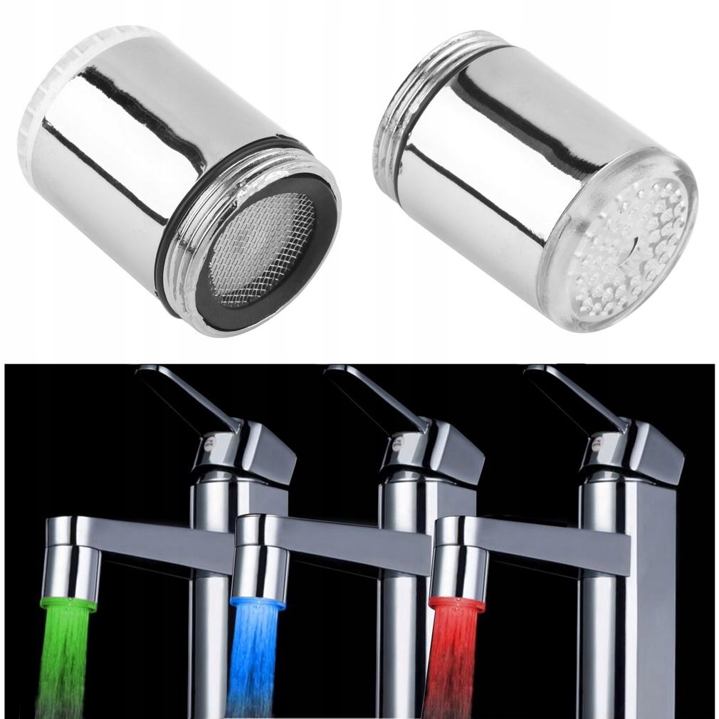 LED snímač teploty ľahkej vody RGB GLO