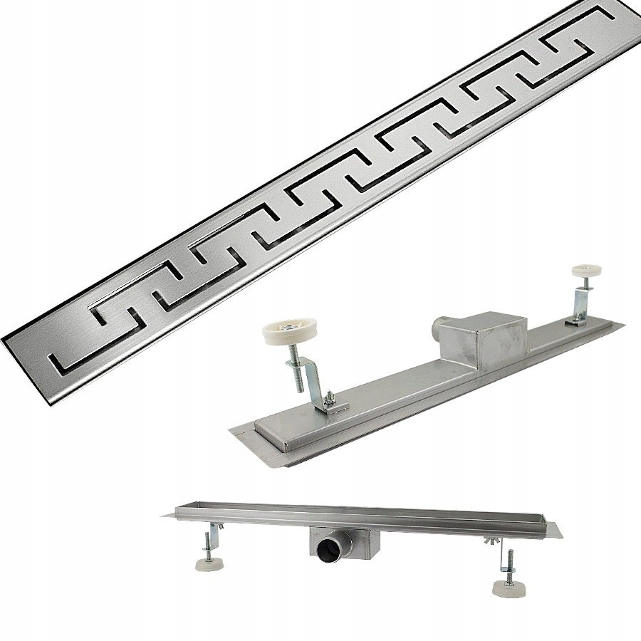 Sprchový žľab - Lineárny odtok drážky + syfon 90cm Bogen Korytko