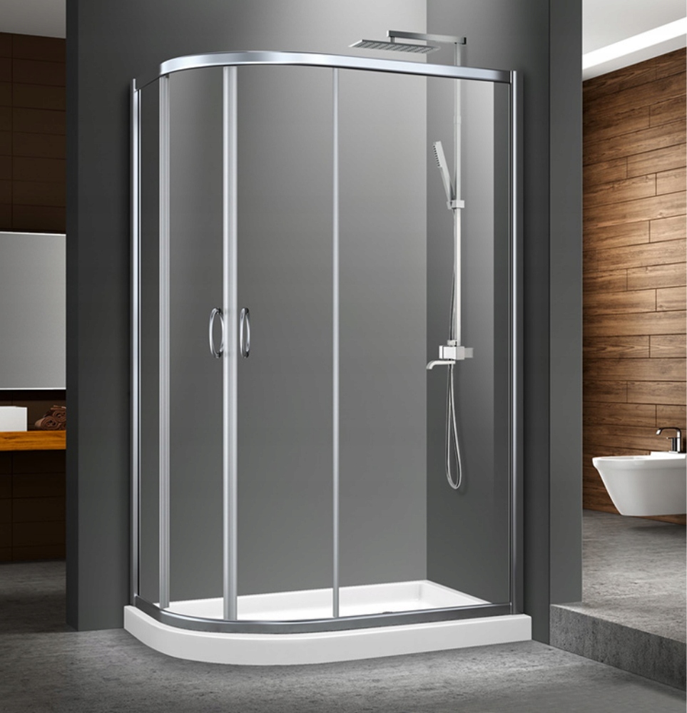 Sprchový kút, kabína - Luminas Sprcha Práva na kabíne 100x80+sprchový podnos