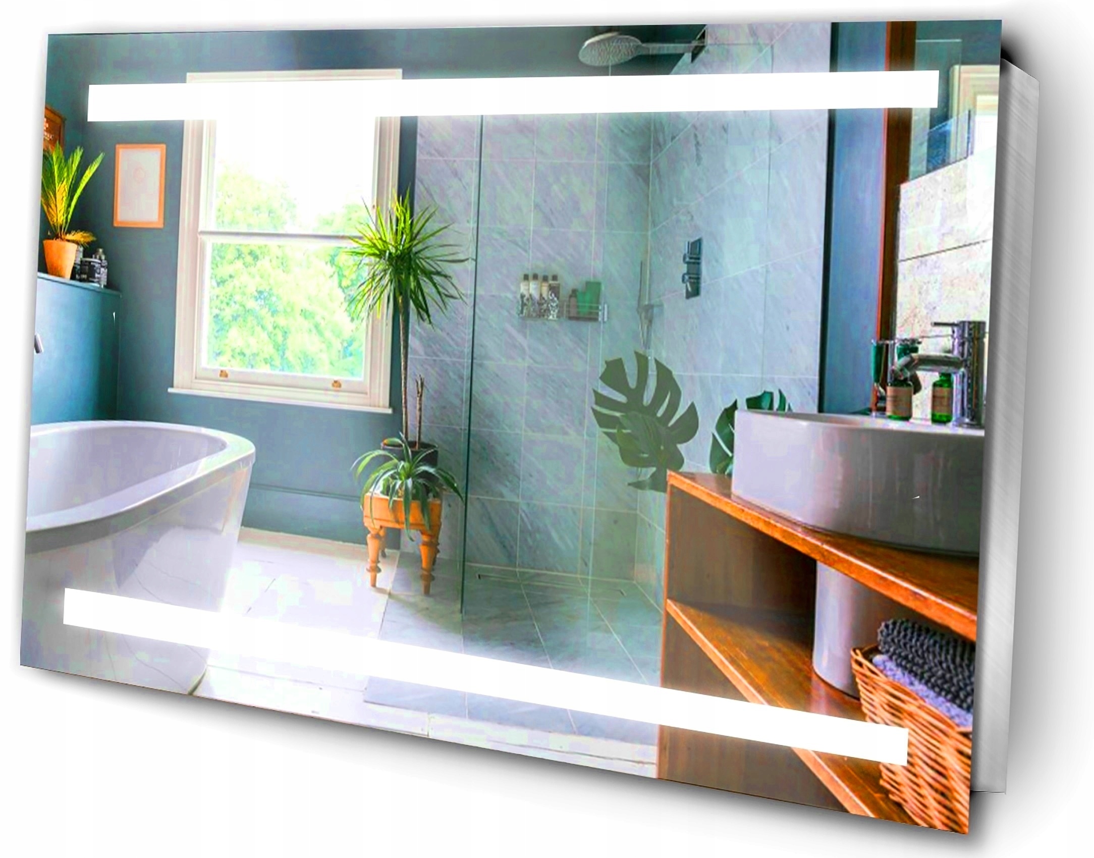 Zrkadlo 100x80 LED zvýraznené LED diódy