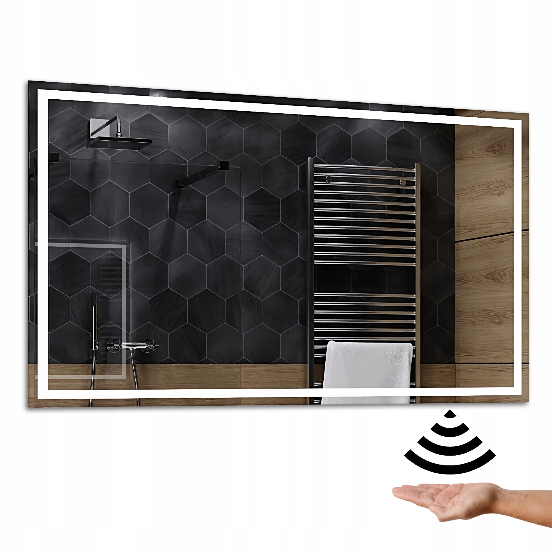 LED V Premium 80x60 Power Touch prepínač