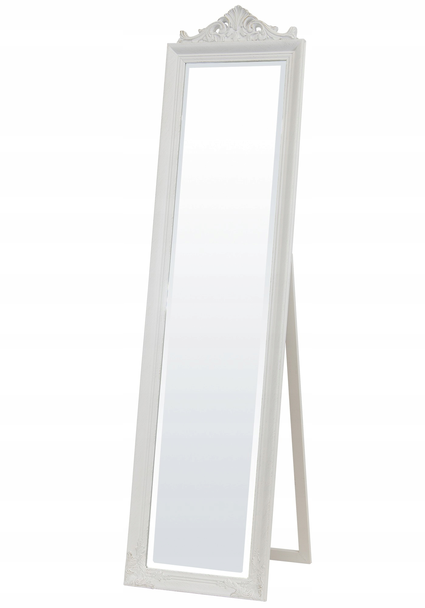 Zrkadlo stojace v bielom ráme 176x45cm 106115