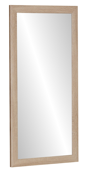 Zrkadlo v rámčeku100x50 wenge biele farby Sonoma Oak