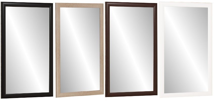 Zrkadlo v rámci 90 x 80 čiernych a 50 veľkostí