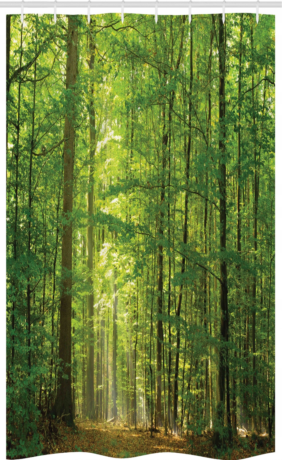 Sprchový záves - Letné lesné listy sprchovej závesu 120x180 cm