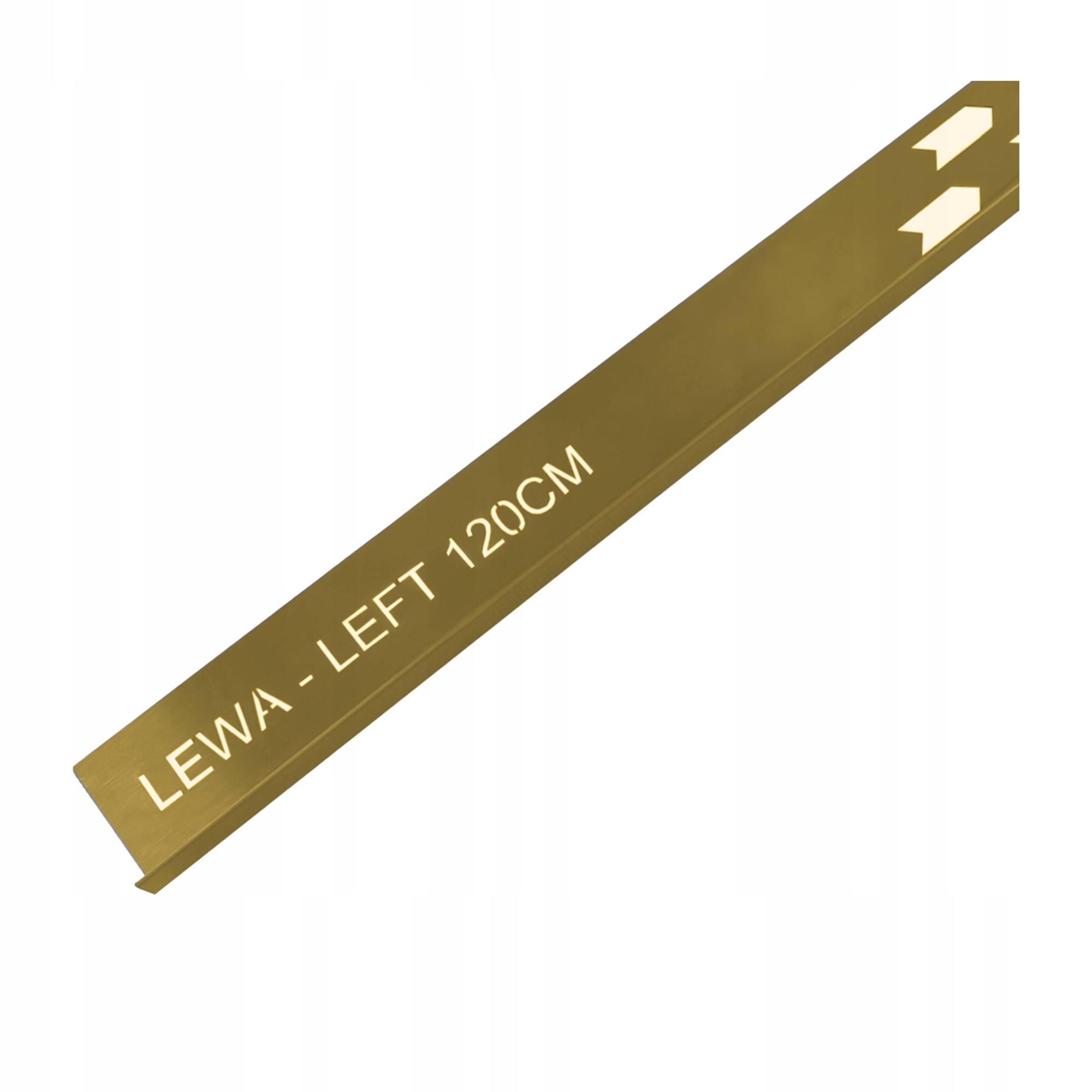 Sprchová vanička - Fogy Vogi ľavé zlato - 120 cm