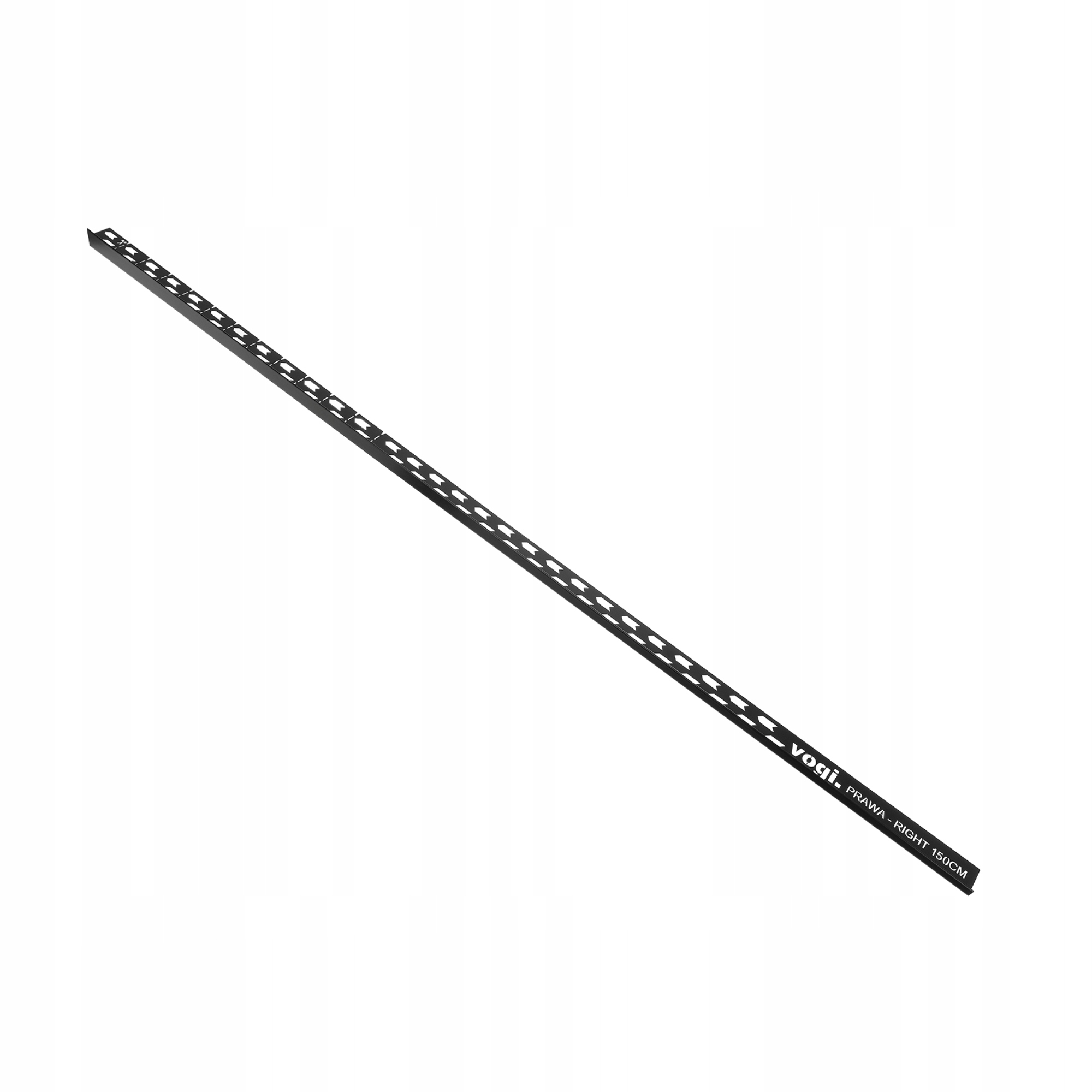 Sprchový žľab odtok - Dedičský pás Vogiho zákona Black - 150 cm