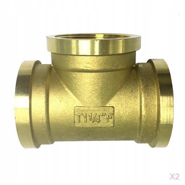 Party 2, Metal Brass Tee s vnútorným vláknom 11/4 “