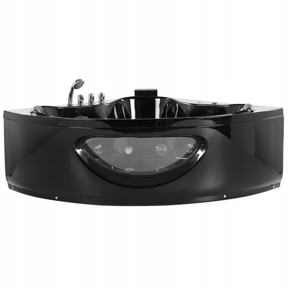 Vaňa - LUMARKO LED rohová vaňa s hydromasážou 138 x 138