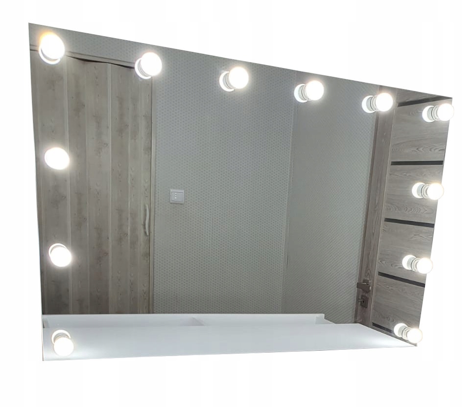 Zrkadlo 120x80 make -up hollywoodový makeup LED