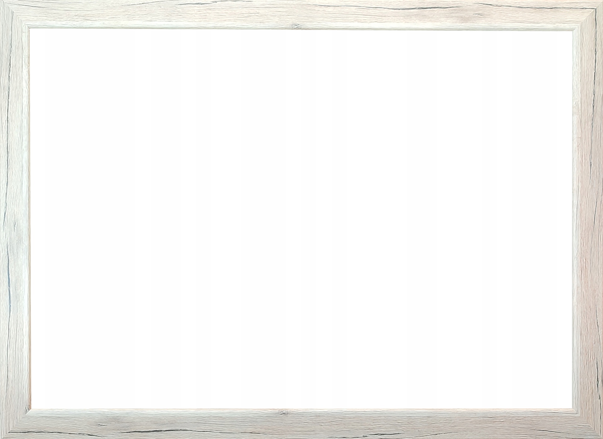 Zrkadlo v hliníkovom ráme 10 mm biele 60x80 cm