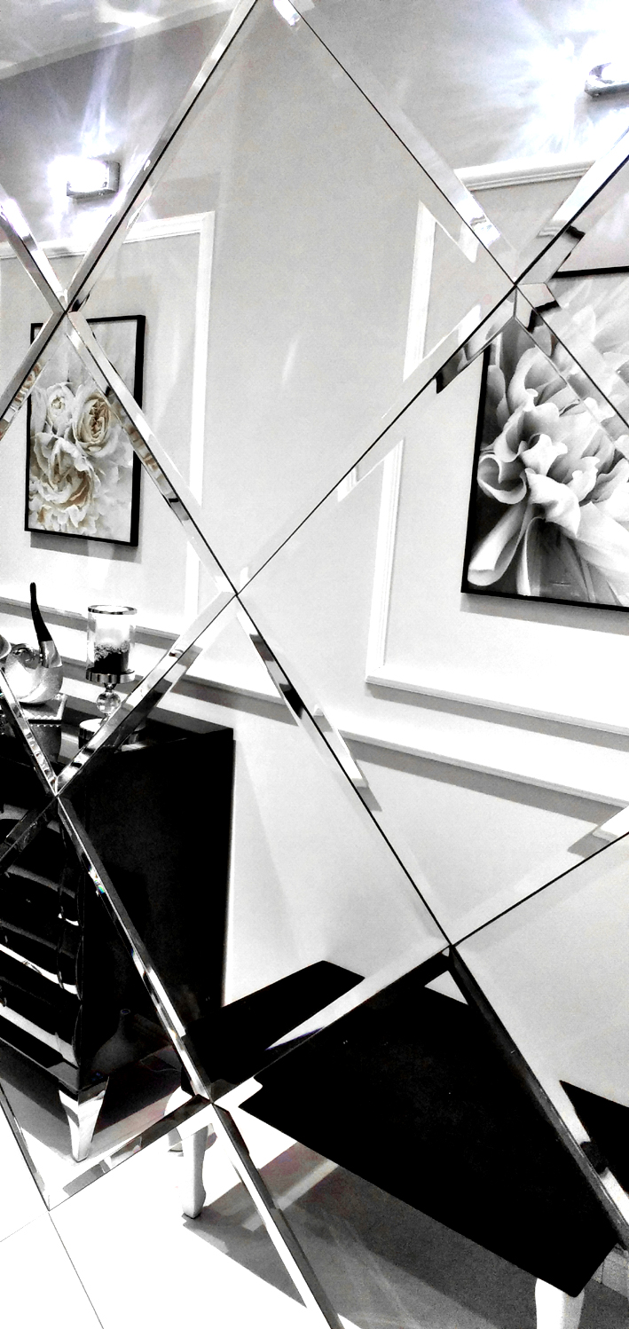 Glamour Capled Mirror 170x170