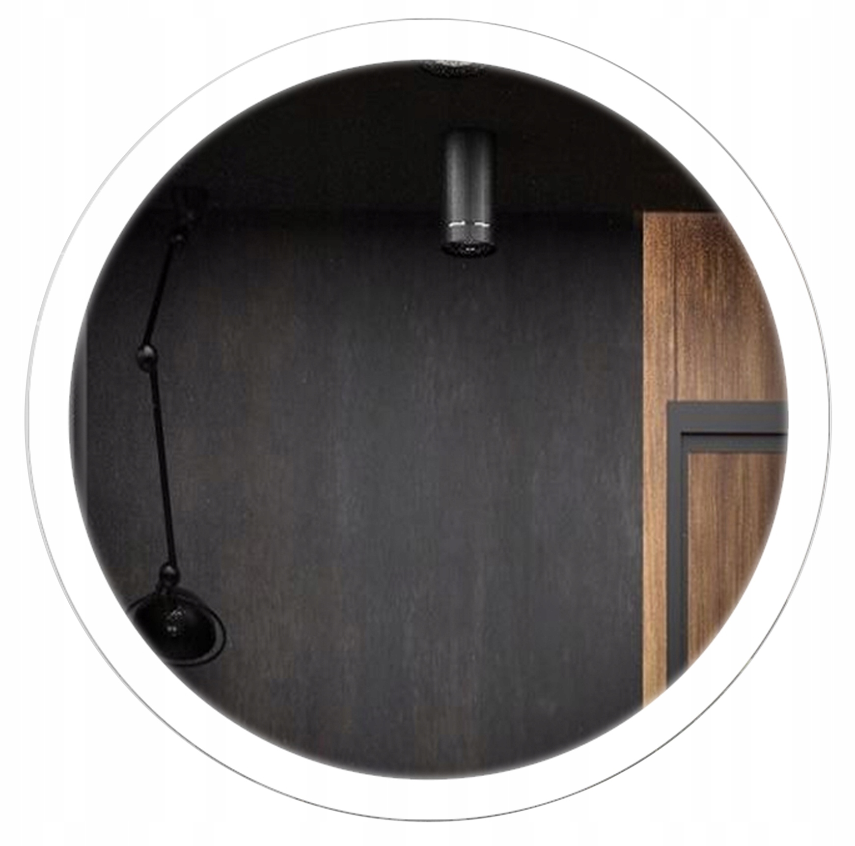 Okrúhle zrkadlo zvýraznené LED 50 cm kúpeľňa