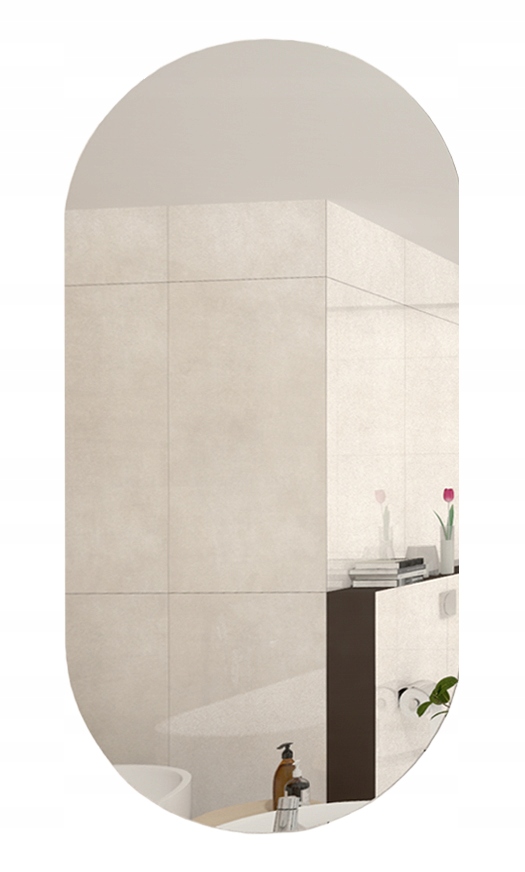 LED zvýraznené zrkadlo 70x60 cm ekolight alu