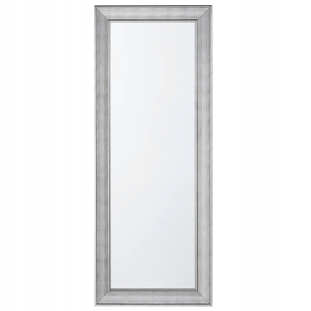 Nástenné zrkadlo 50 x 130 cm strieborné bubry