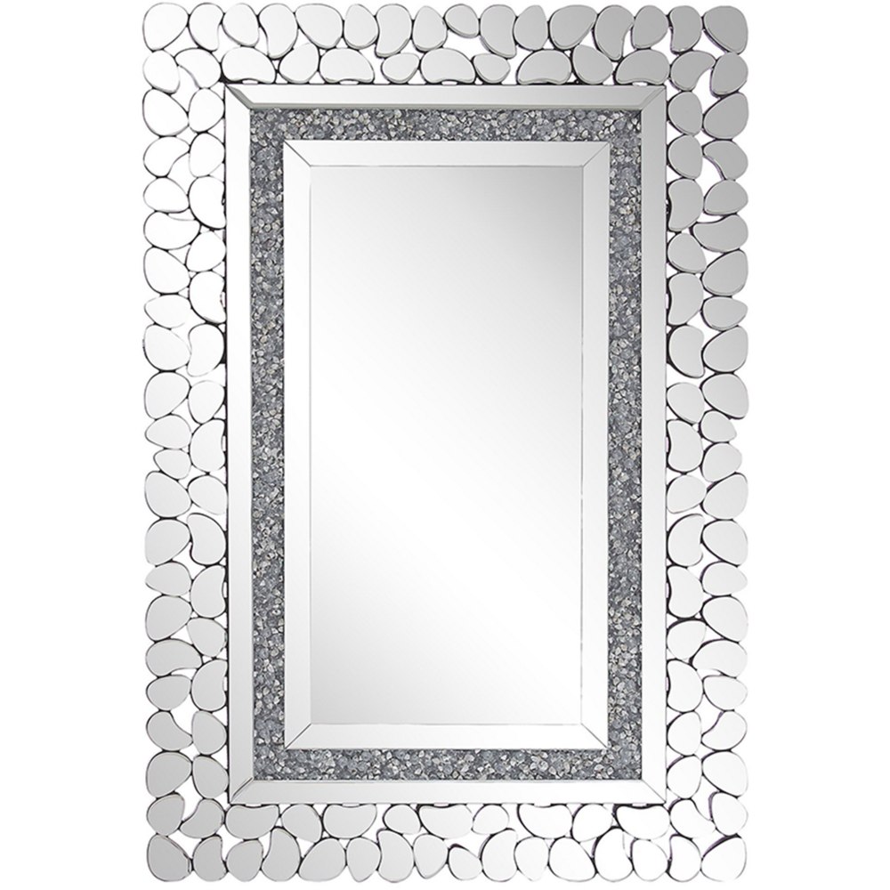 Black Loft Mirror 120x50 Hliníkový obdĺžnik