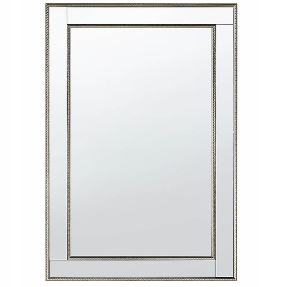 Nástenné zrkadlo 60 x 90 cm strieborné zlato Fenioux